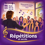 Logo Répétitions et accès Croq'notes